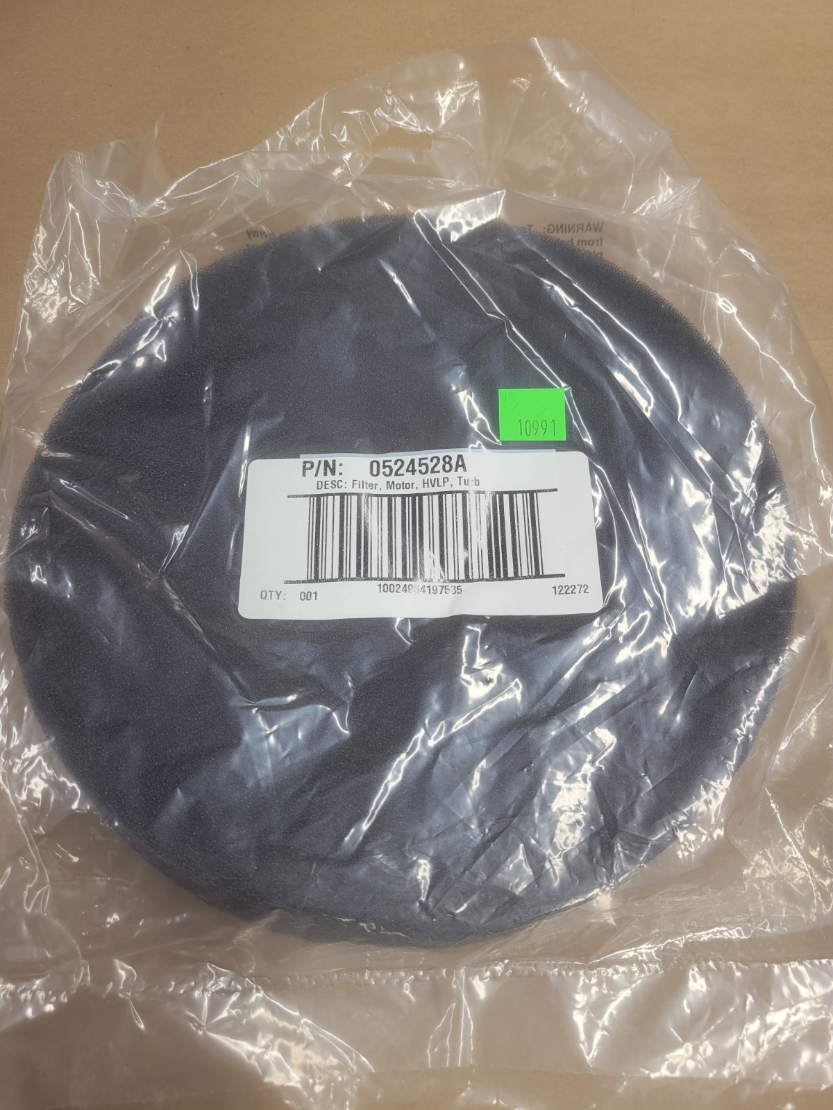 Titan CapSpray Turbine Air Filter 0524528A Fits CapSpray 75 95 105 115