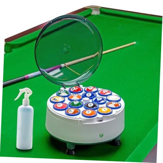Pool Ball Cleaner Pool Ball Polishing Cleaning Machine Billiard White, Blue 1