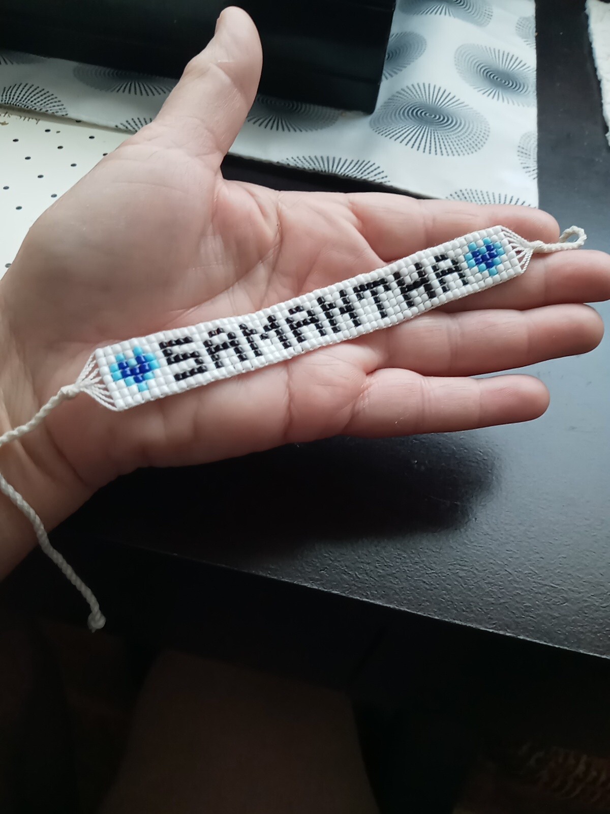 Samantha Hand Beaded Bracelet