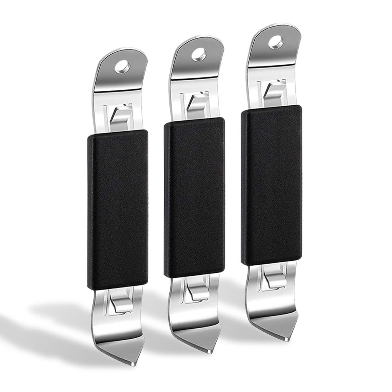 3 Pack Magnetic Stainless Steel Bottle Can Openers for Camping Travel