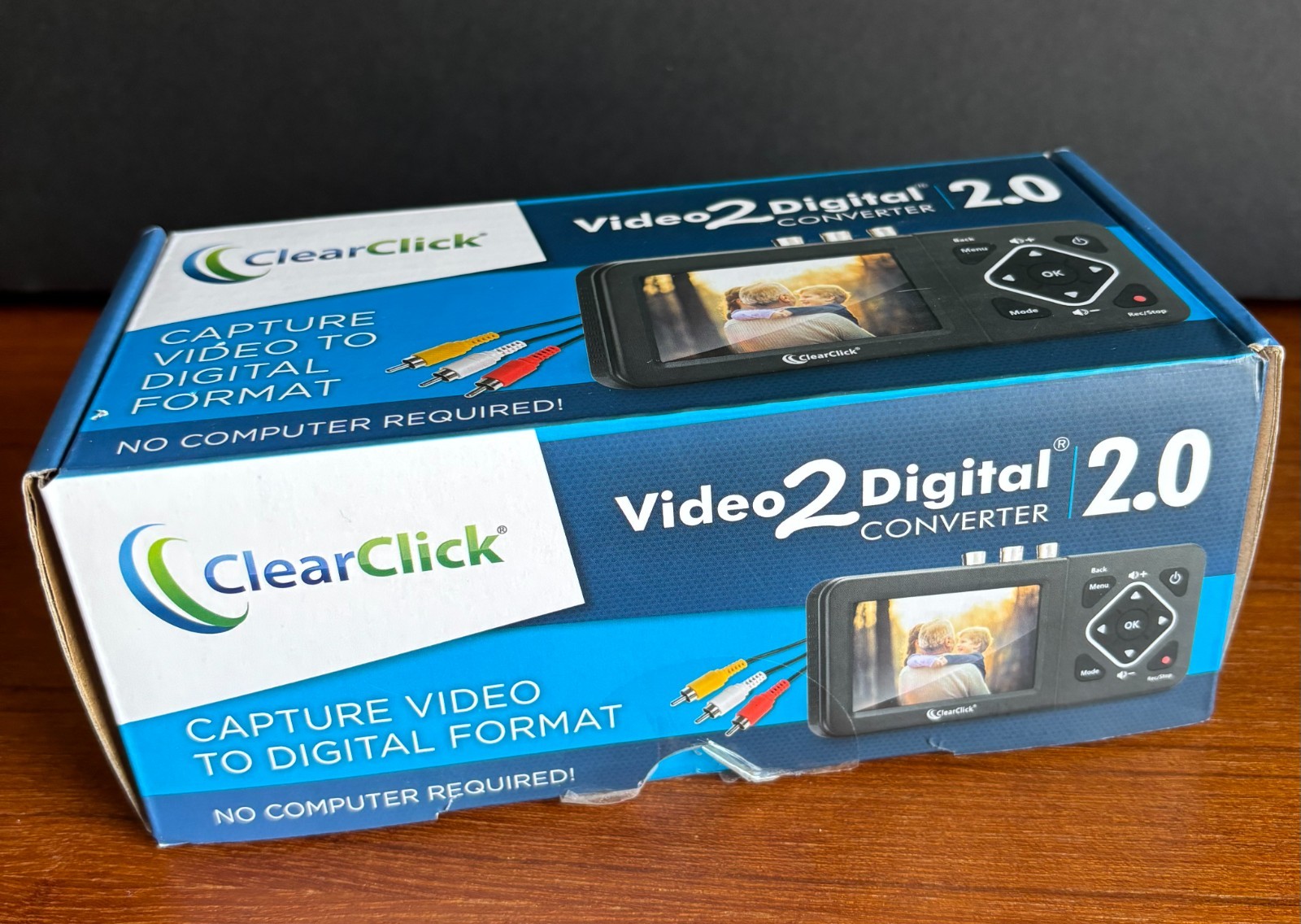 ClearClick Video to Digital Converter 2.0 VHS Camcorder Tapes New Open Box