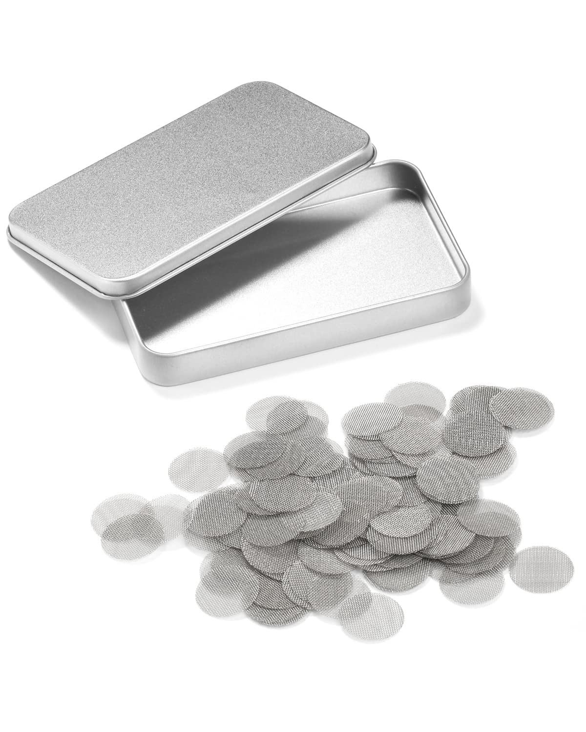 200 PCS 1/2 Inch Stainless Steel Pipe Screens, Metal 201 Piece Set