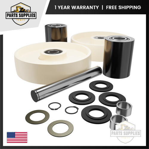 Complete Wheel Kit for Multiton Model TM 55 TM55 Manual Pallet Jack Lift Truck