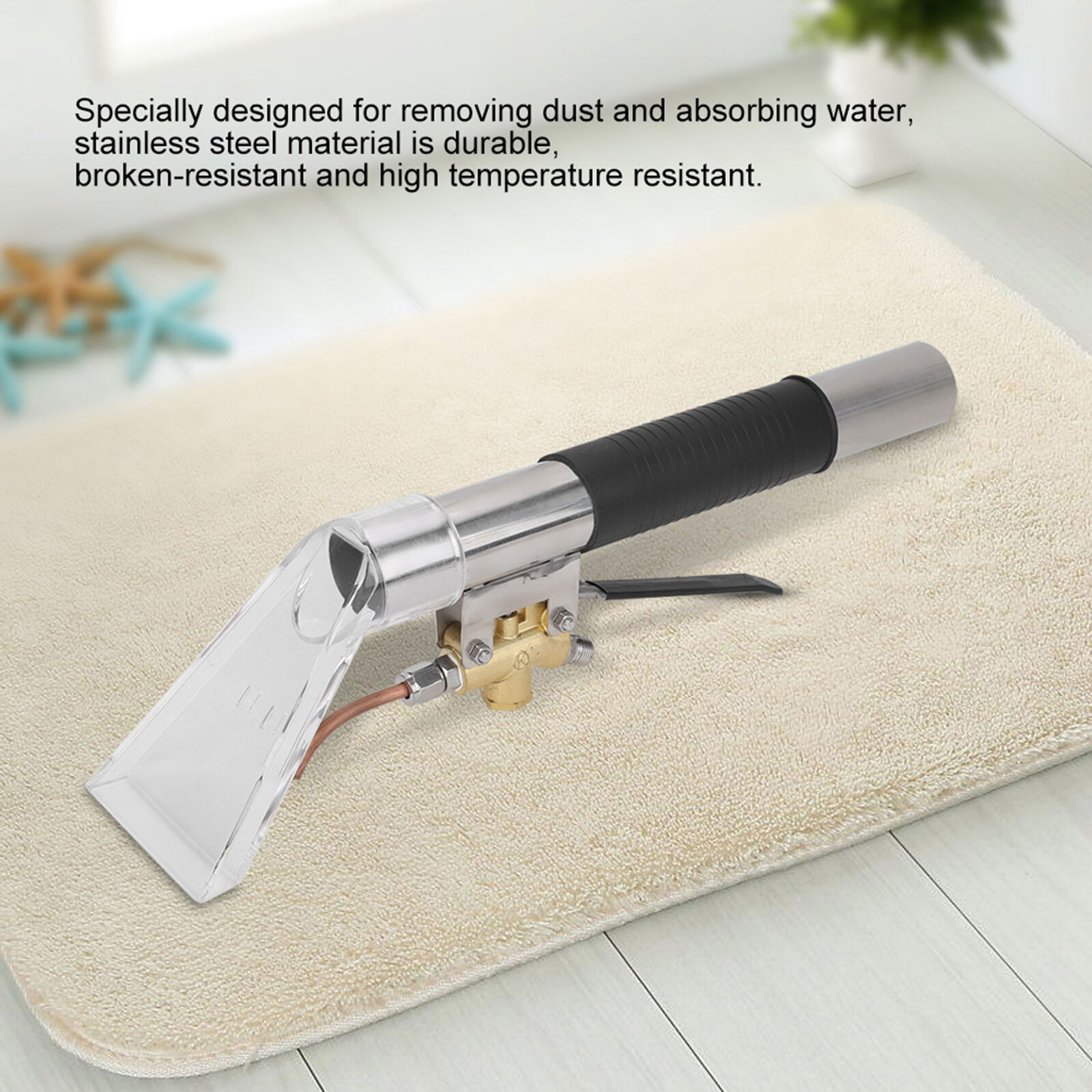 15.8“ Carpet Cleaning High Temperature Cleaner Furniture Manual Extractor New