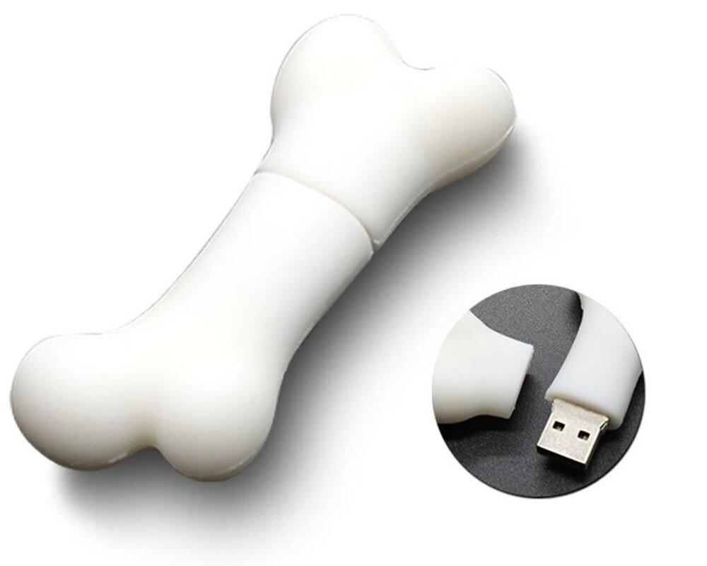 2.0 16gb 32gb 64gb 128gb Dog Bone Skeleton USB Flash Thumb Drive US Shipper