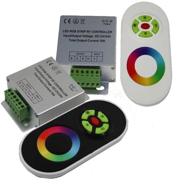 LED RF Touch Panel Wireless Remote Controller For 5050 2835 RGB Led Strip Light