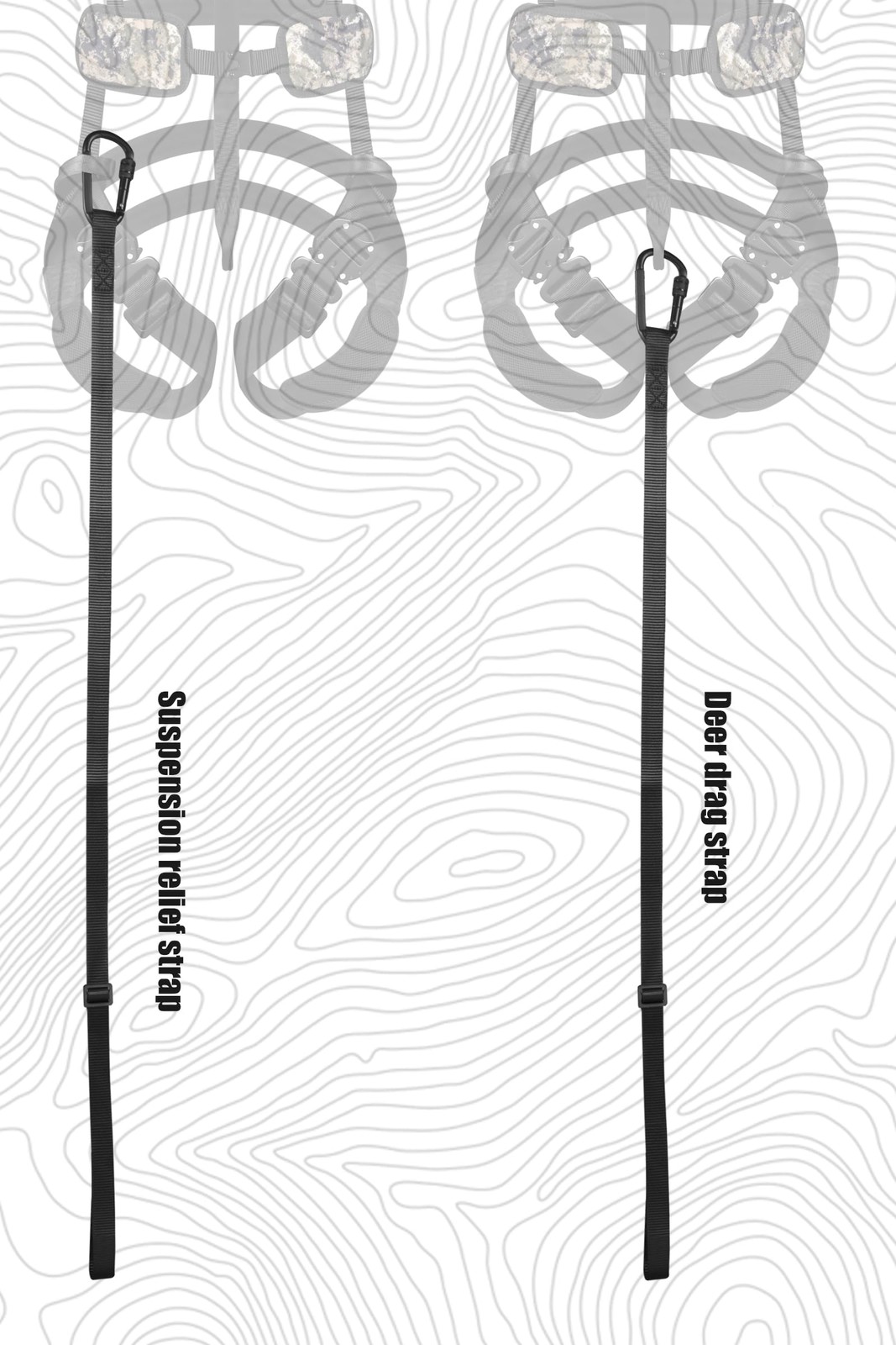 QOGIR Tree Stand Harness, Lightweight Hunter Safety Medium-Large, Camo