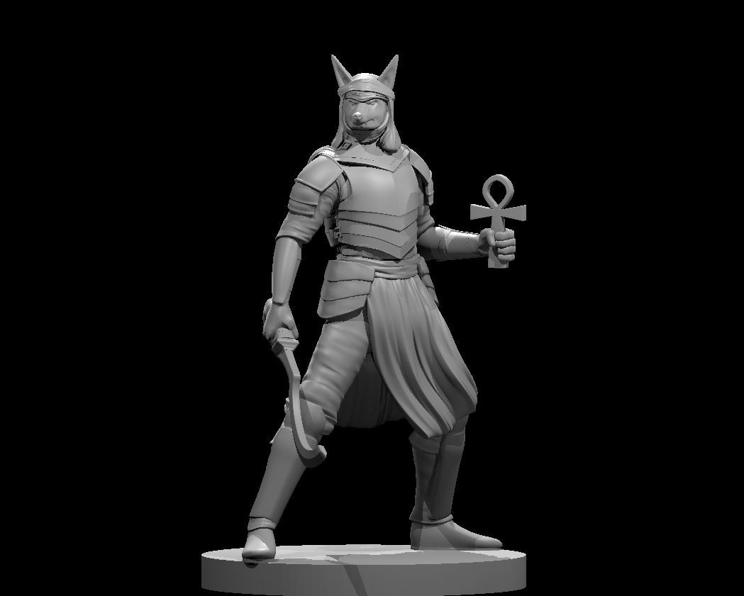 Khenra Cleric V2 Paladin Sorcerer Adventurer 28mm Scale DND D&D Tabletop Mini