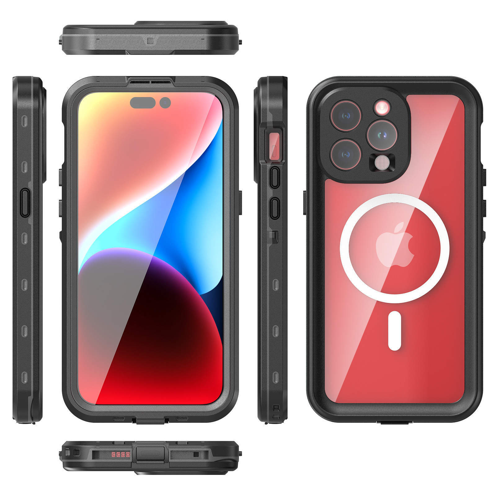 For iPhone 15 15 Plus 15 Pro 15 Pro Max Waterproof Case Cover Snow proof Cover