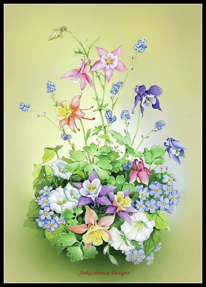 Needlework Chart DIY Counted Cross Stitch Patterns Embroidery-Flowers at  House