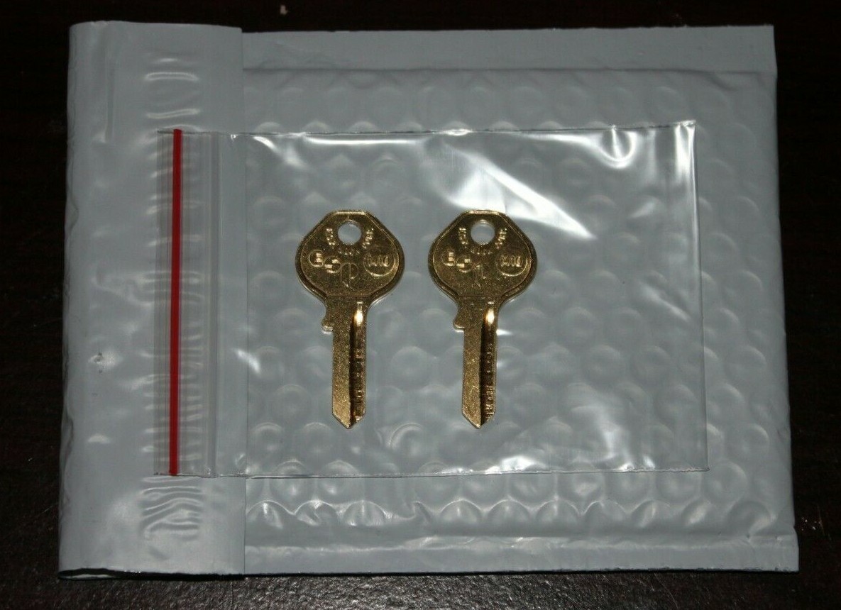 14N001-14N250 2-Replacement Keys For Master Padlock Lock Cut To Key Code