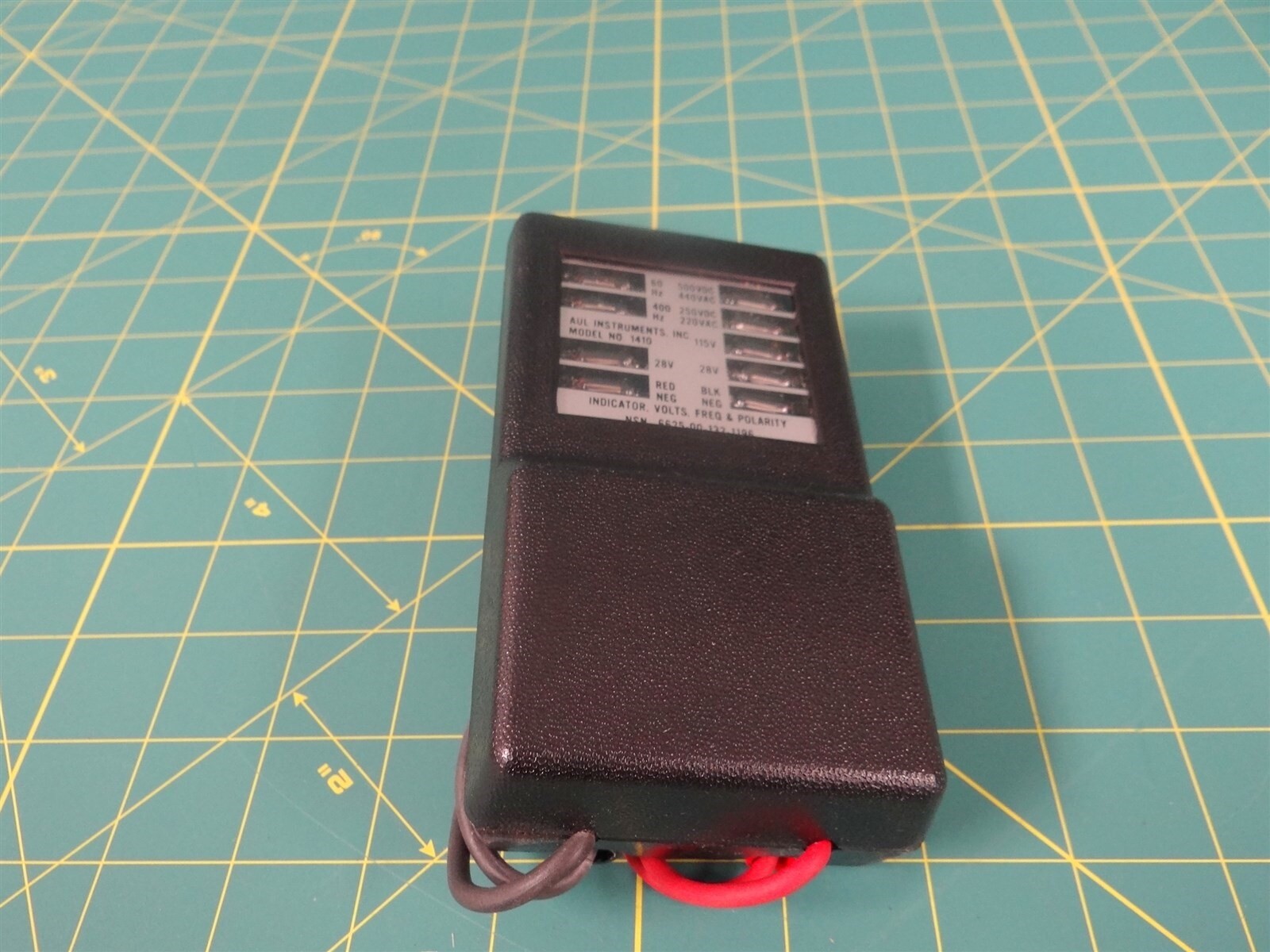 Rodale 1410 Line Voltage Indicator NSN 6625-00-132-1196 25 to 600 Volts AC/DC