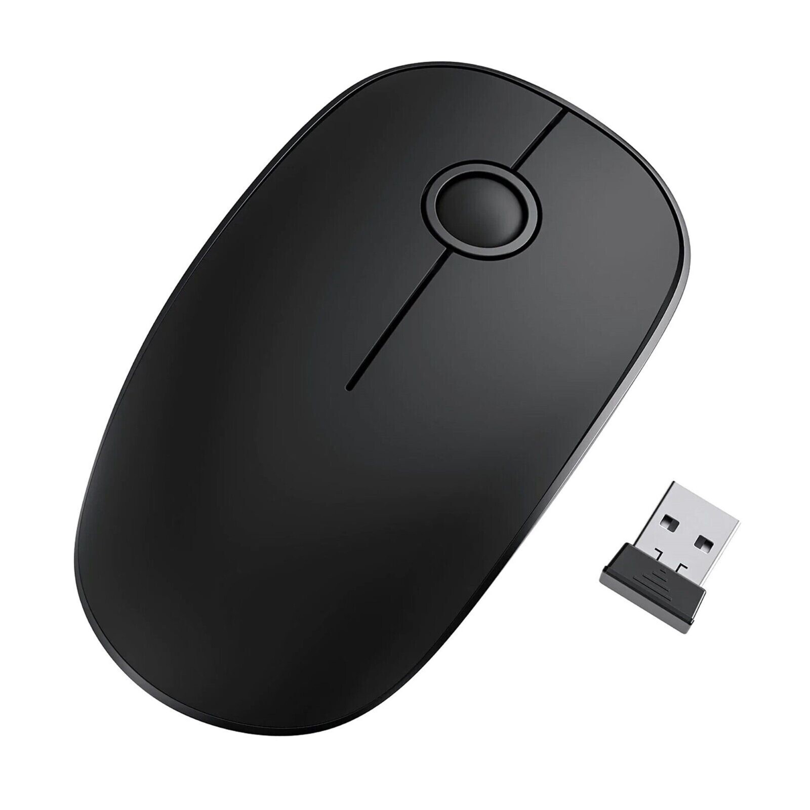 Victsing V8 Wireless Mouse 2.4G Slim Cordless Mice Optical Scroll PC Laptop Mac