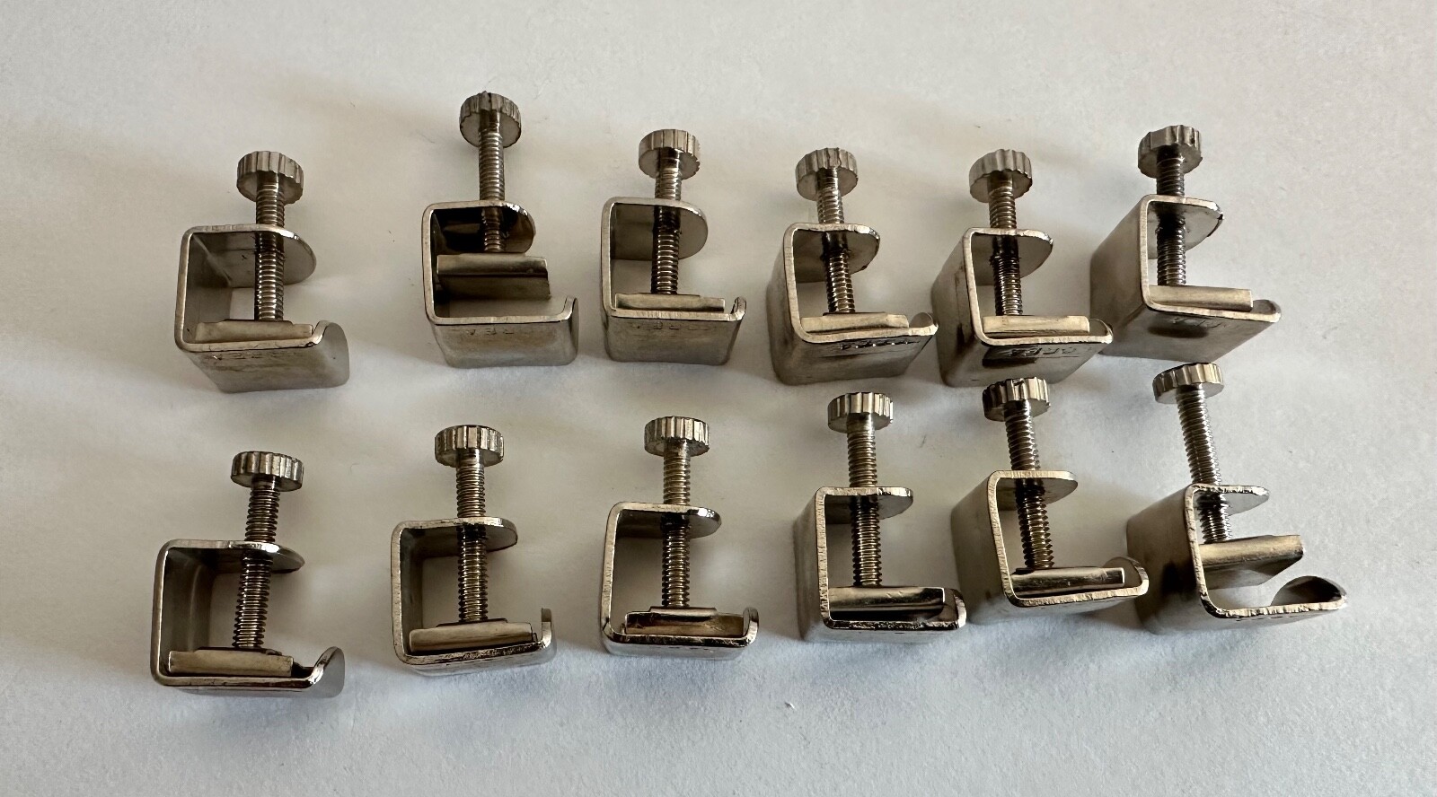 Grafco Hoffman Screw Clamp for Flexible Tubing, Open Style, 12 pieces