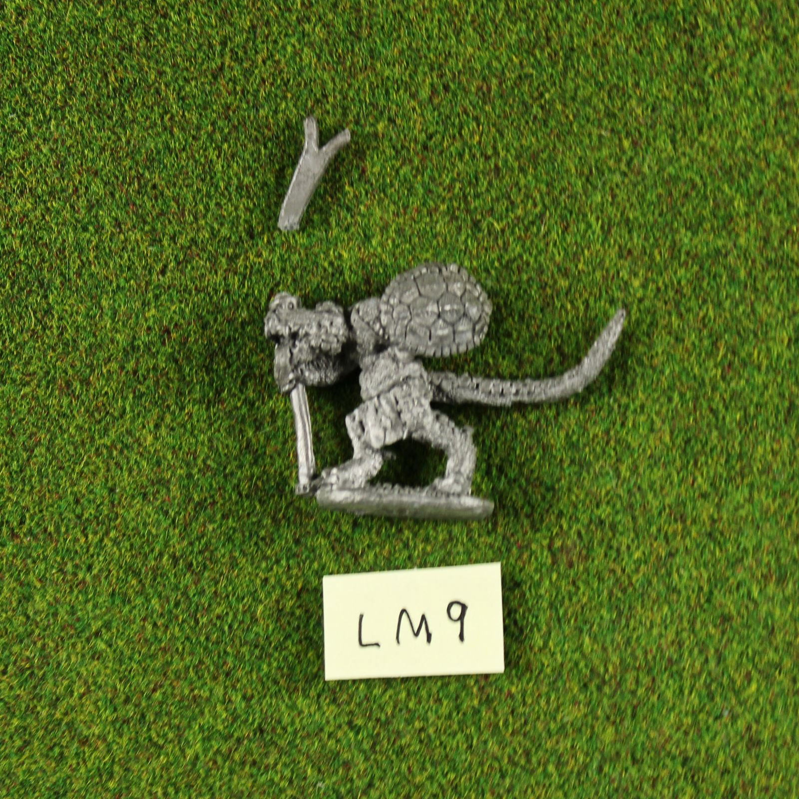Warhammer Classic Citadel C19 Lizardman (BROKEN!) Metal OOP Pre Slotta Lizardmen