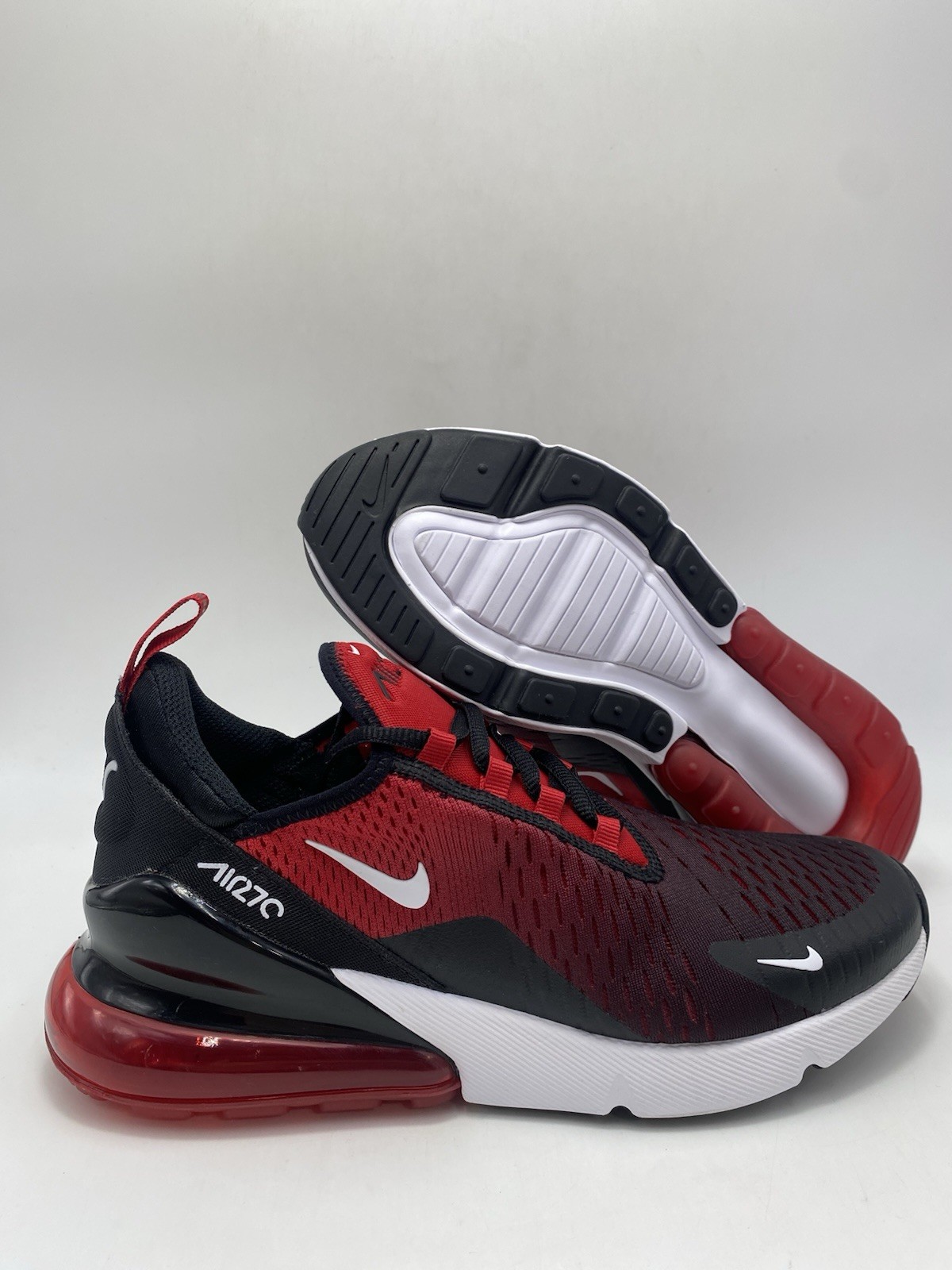 Nike Air Max 270 (GS) Gym Red White Black (943345 603) Size 5Y