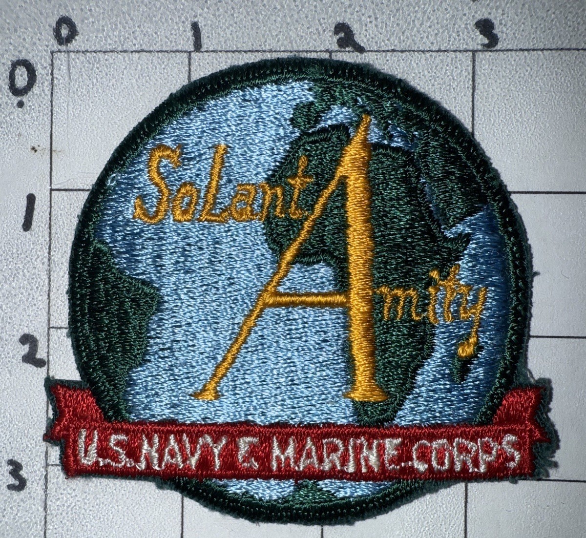 1970s - 1990s USN / USMC Navy Marine Corps Solant Amity Patch (6)
