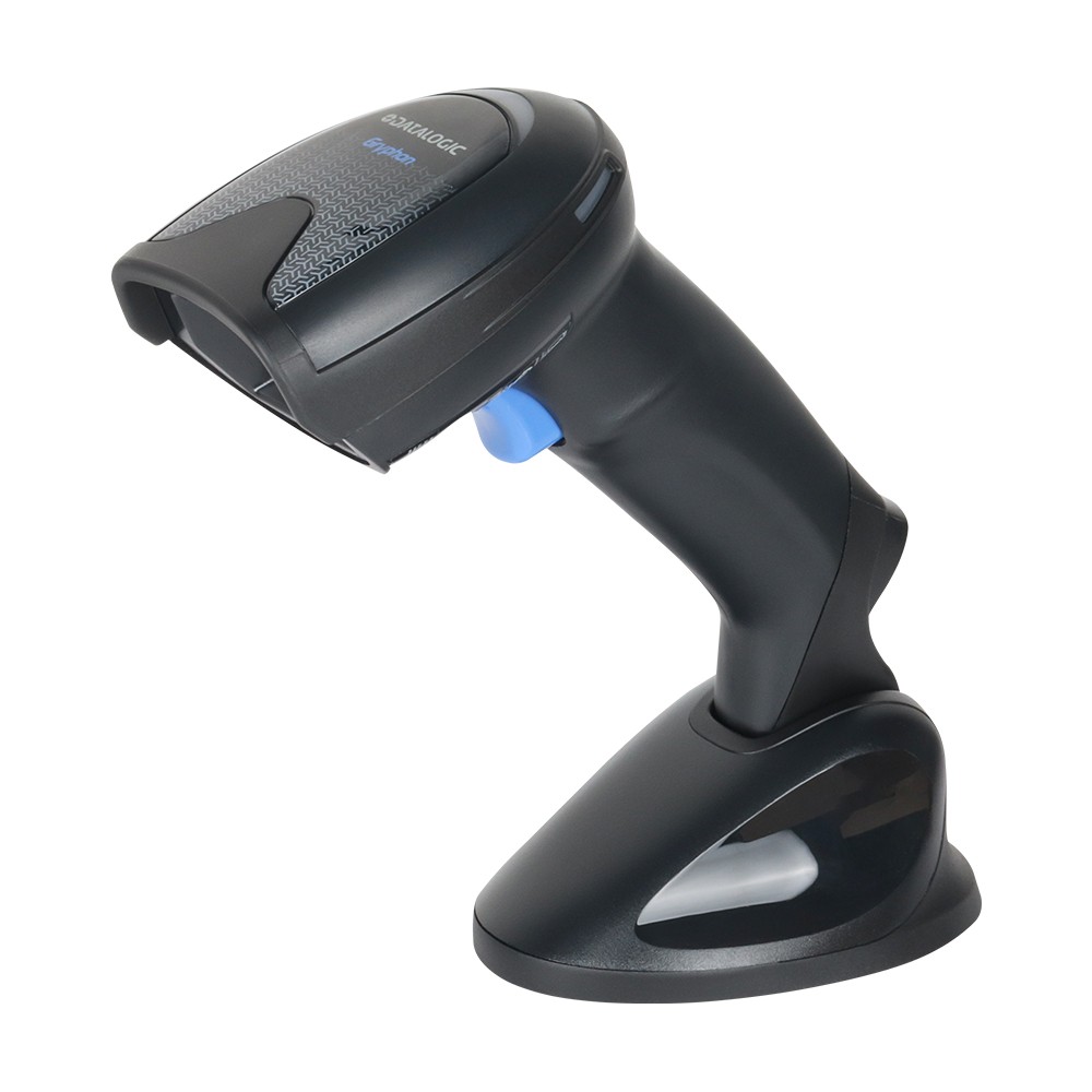 Datalogic 1D 2D Gryphon GD4590-BK-B Handheld USB Barcode Scanner Reader W/ Base