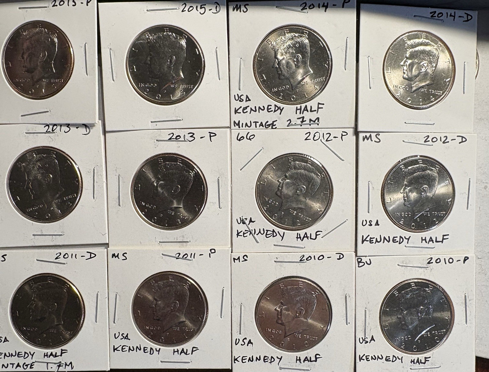 2014 W Silver Reverse Proof Kennedy Half Dollar 50c Custom Listing 7/26/26