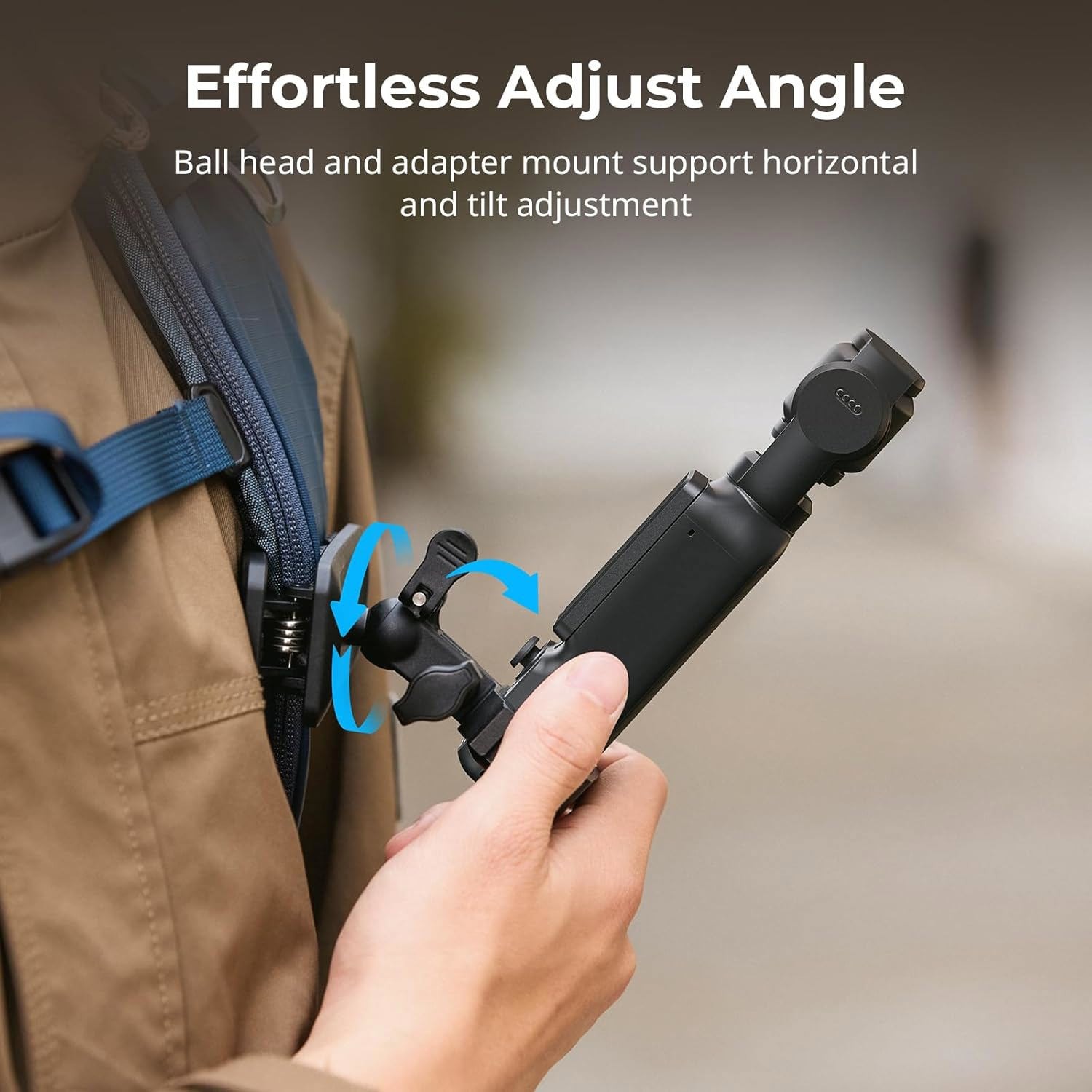 SmallRig Magnetic Backpack Strap Clip Mount for DJI Osmo Pocket 4/3 - 6052