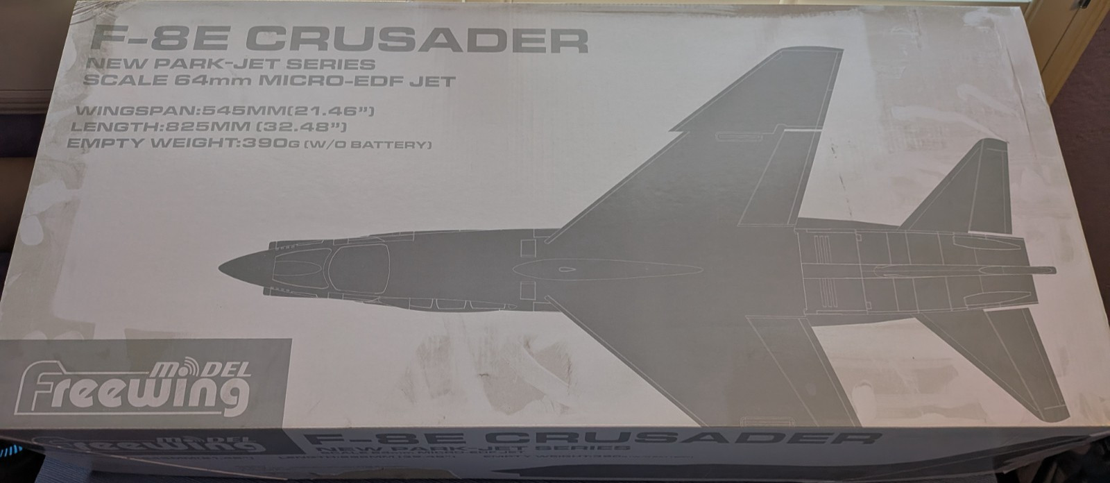 FREEWING F-8E CRUSADER PNP 64 MM EDF JET RC AIRPLANE (NIB) INCLUDES BONUS!