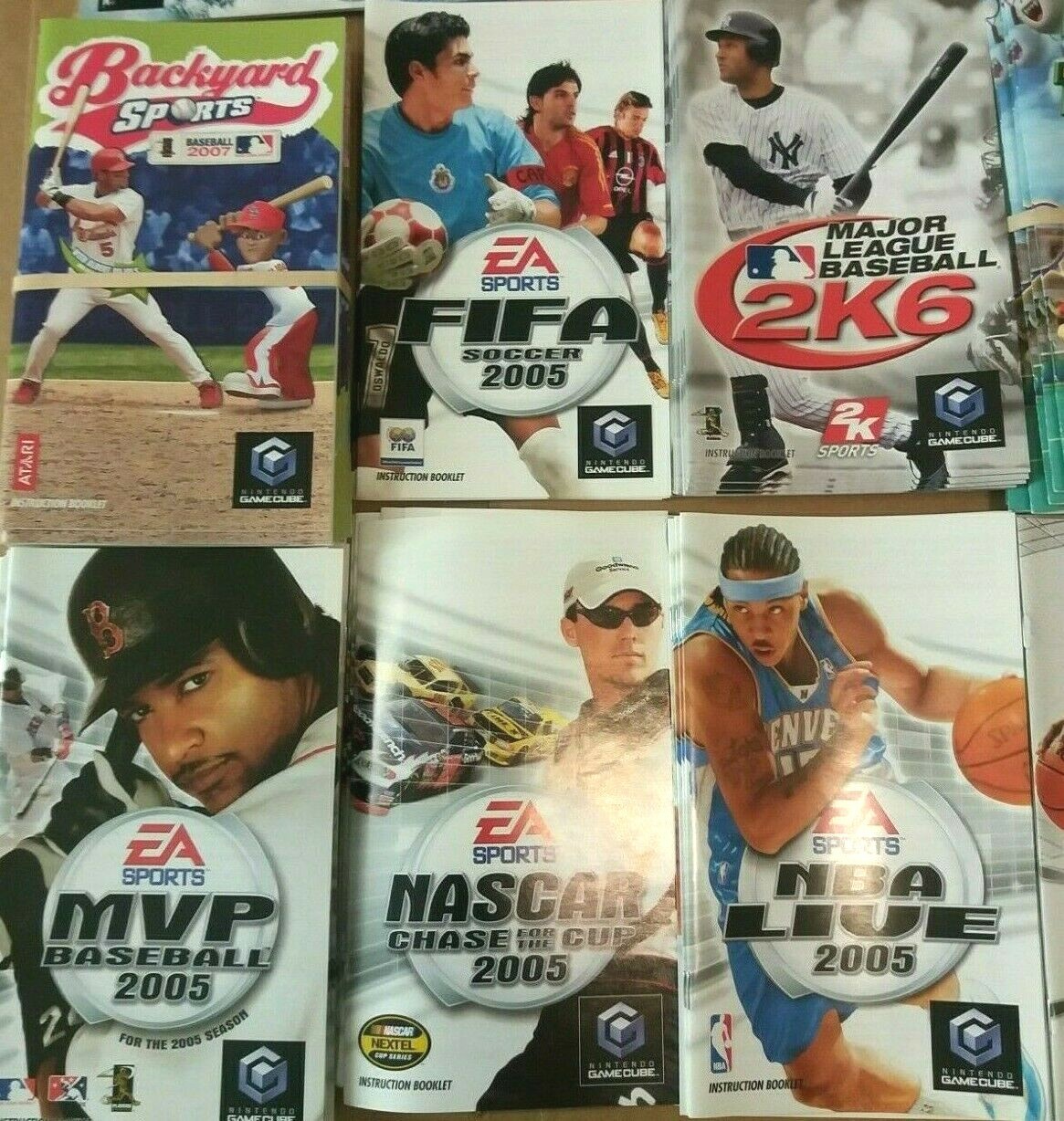 Nintendo GameCube Instruction Booklets Manuals Only