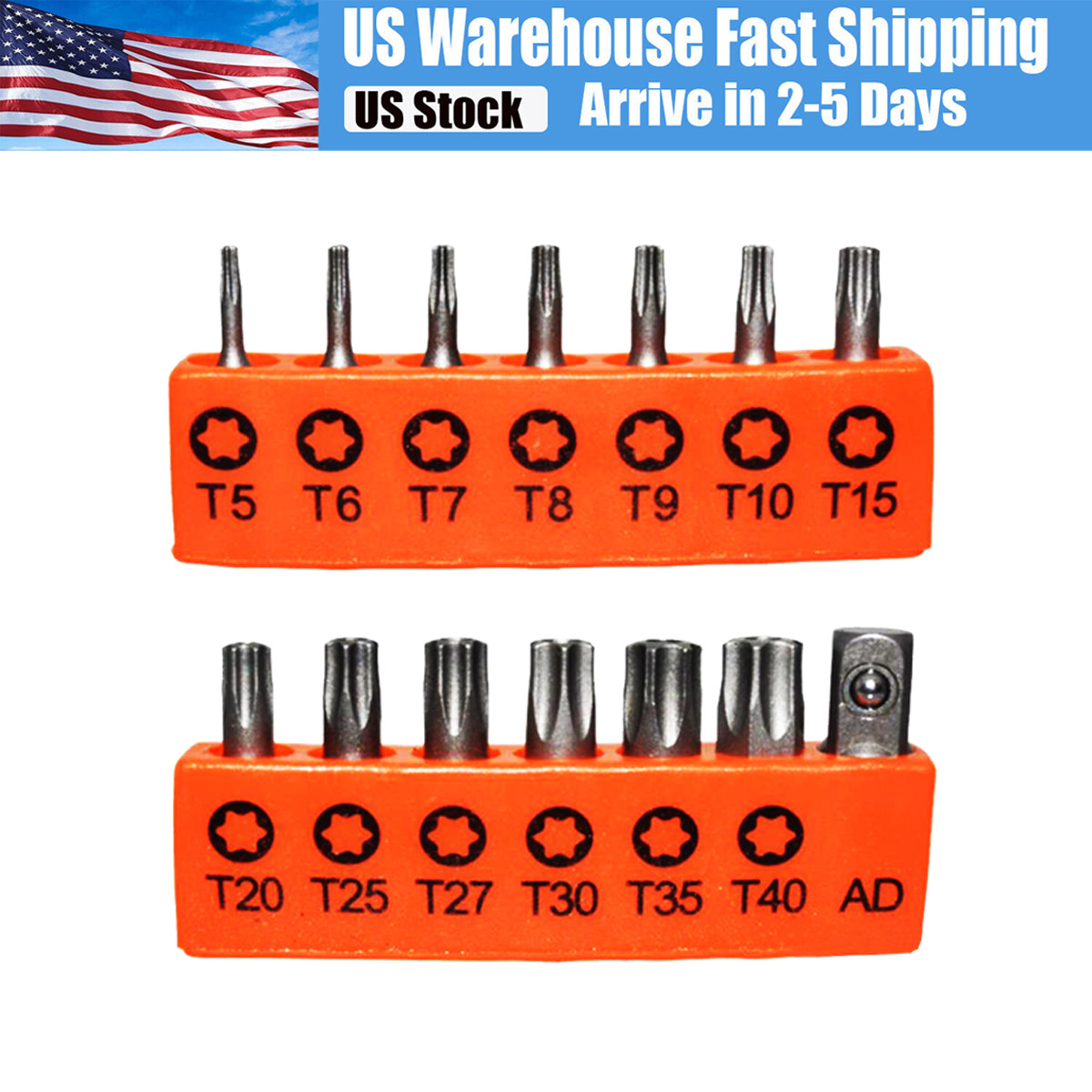 Proof Security Torq Hex Star Spanner Tri Wing Screwdriver 14 Torx Bit Set Tamper