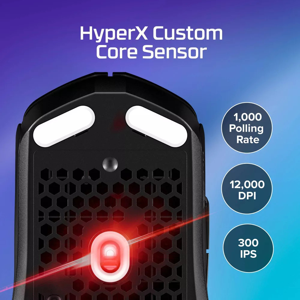 HyperX Pulsefire Haste 2 Core Wireless Gaming Mouse for PC - White