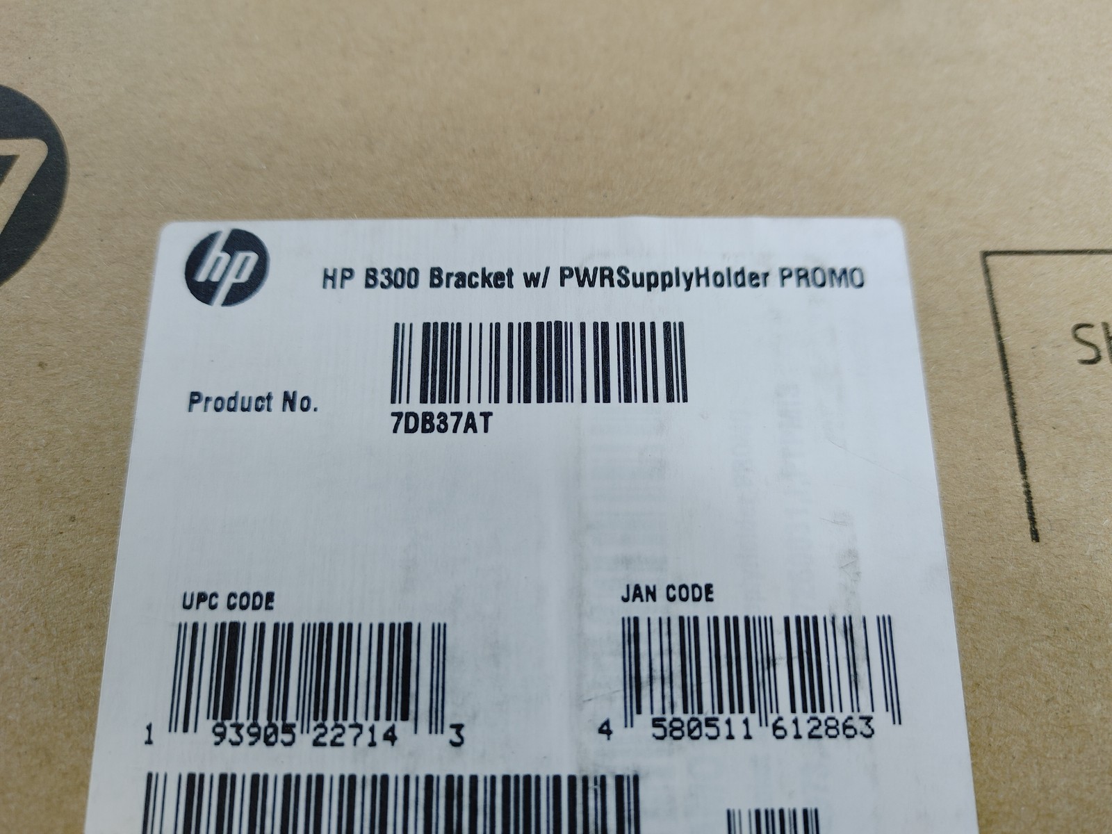 New HP B300 Mounting Bracket with Power Supply Holder 7DB37AT