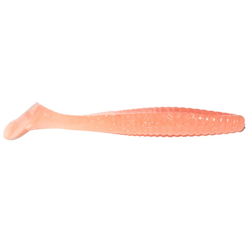Hideup Stagger Original Rubber Fish #110 Peach Candy Esca In Rubber Predator Bait