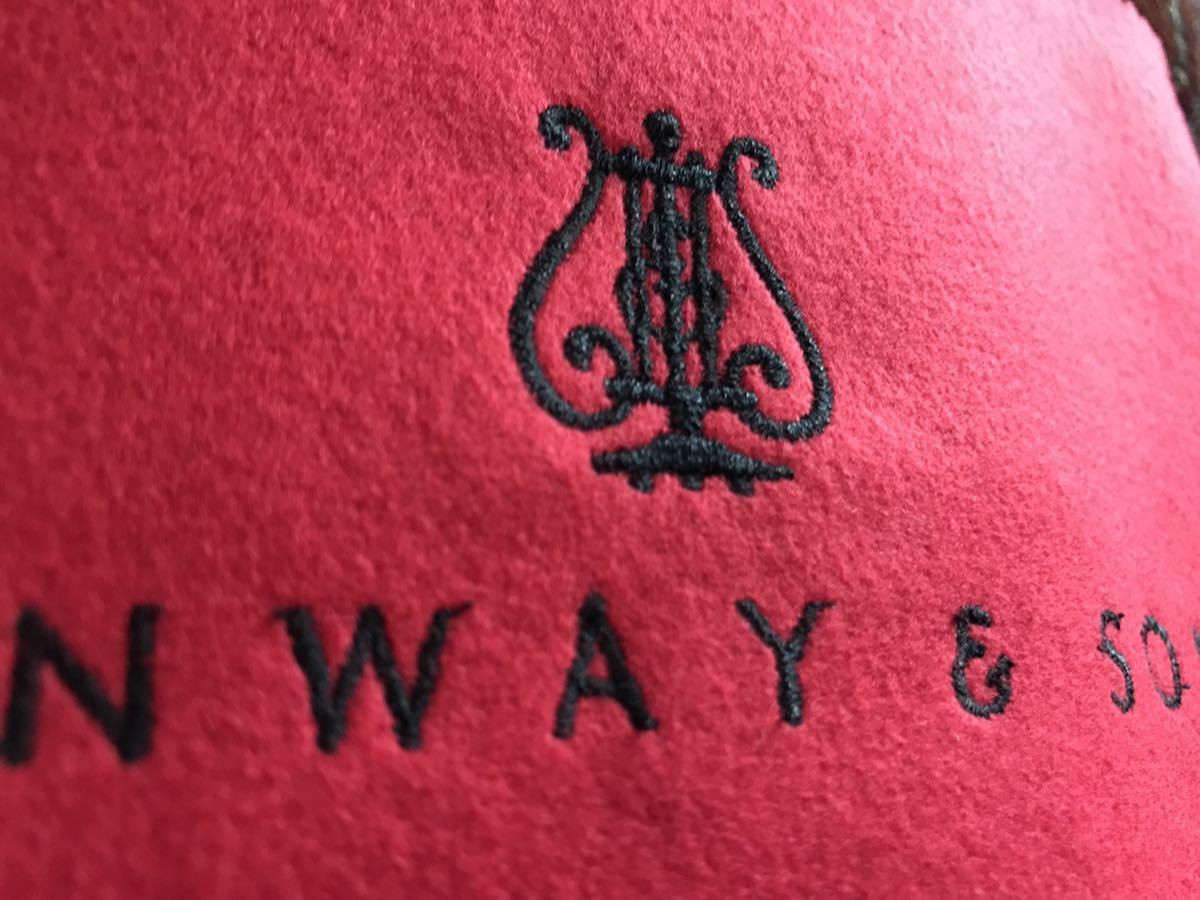 Steinway & sons Piano Key Cover Red Dustproof