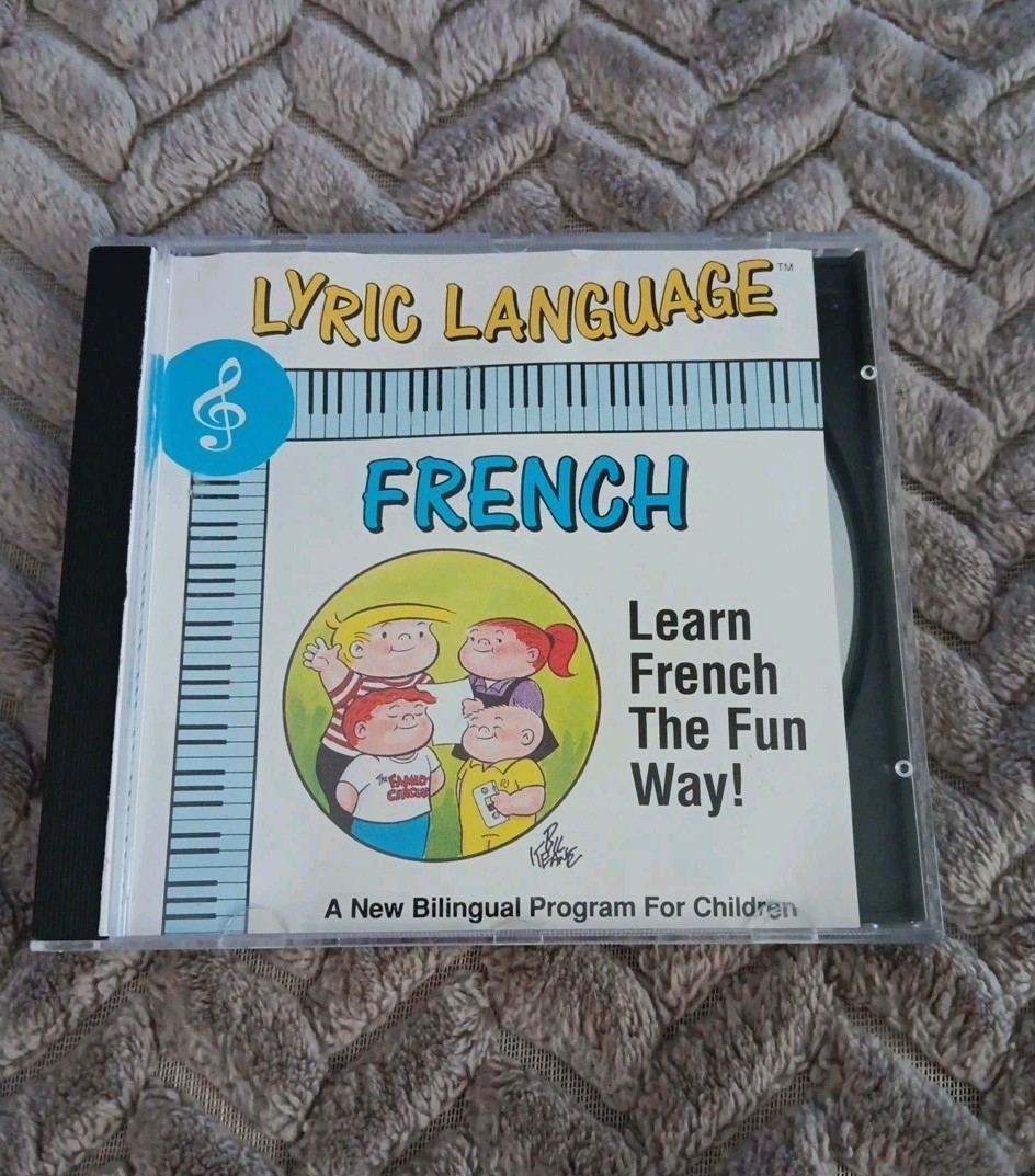 Lyric Language French 1993 CD Rom  The Family Circus Penton Overseas For Kids