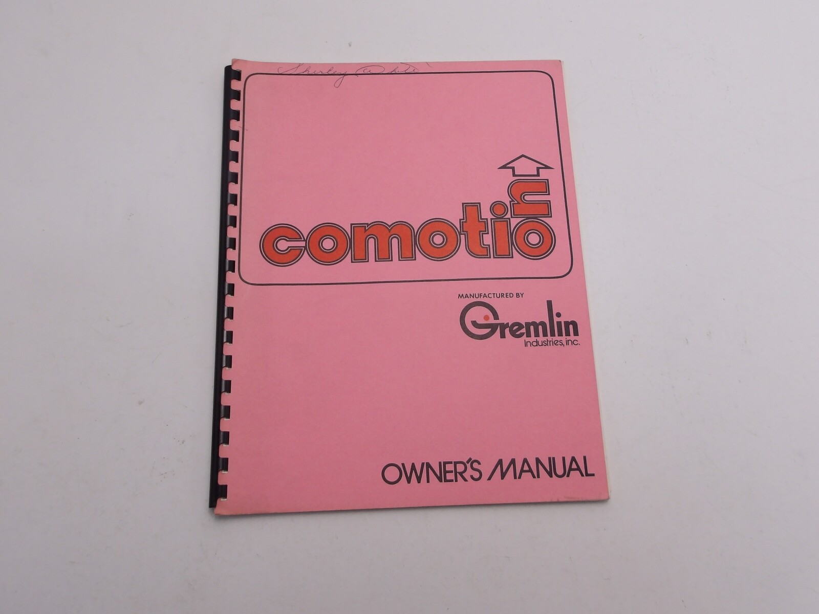 Gremlin: Comotion  -Owners Manual