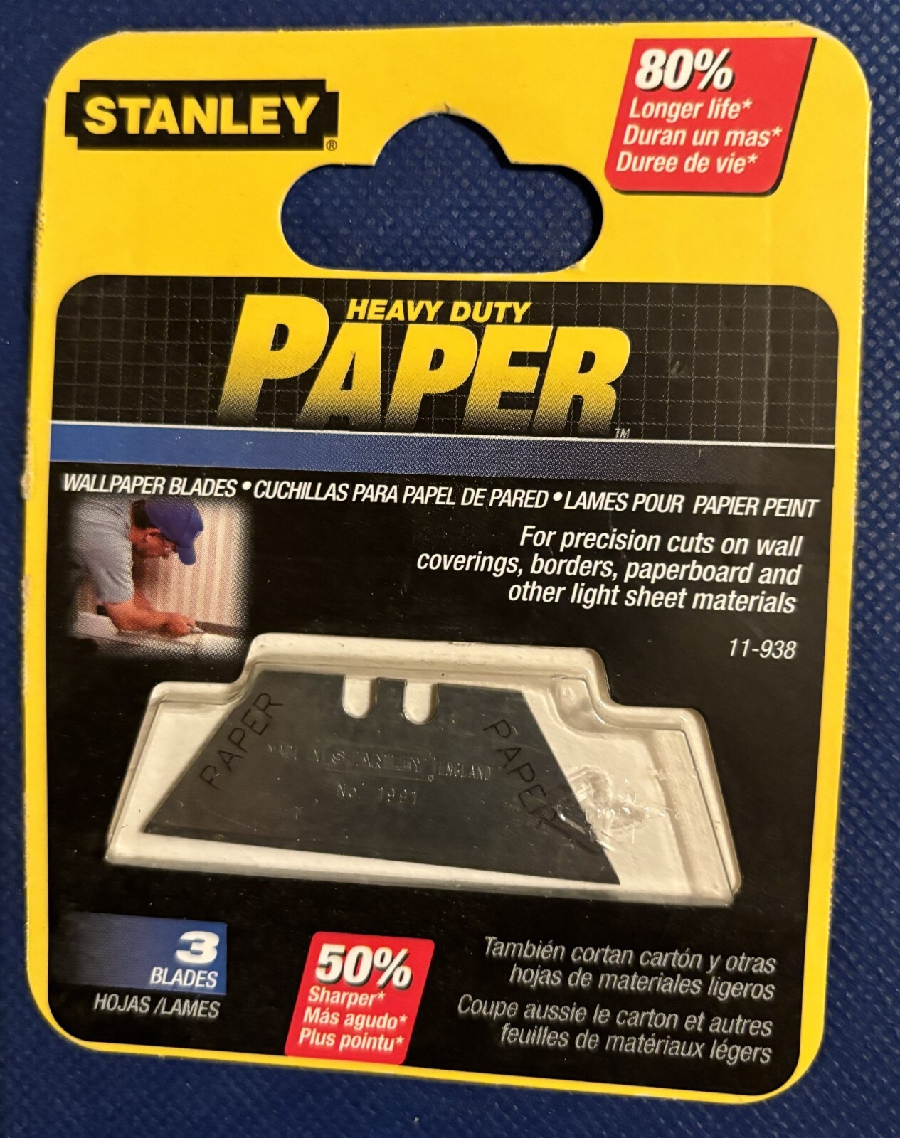 Stanley Heavy Duty Utility Wallpaper Blades For Precision Cuts - FREE SHIPPING!