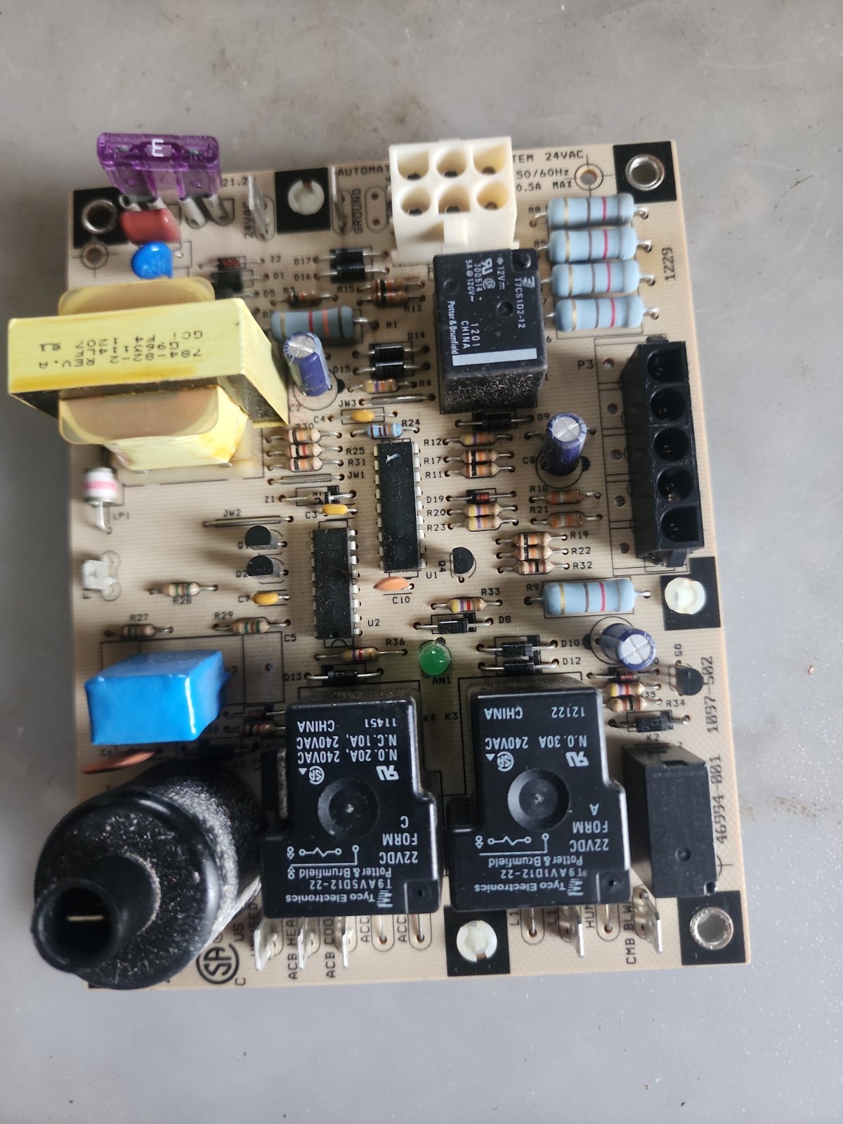 HSCI Furnace Control Board PCB 24 VAC 20A MPN 1097-83-503A 16994-001 #23