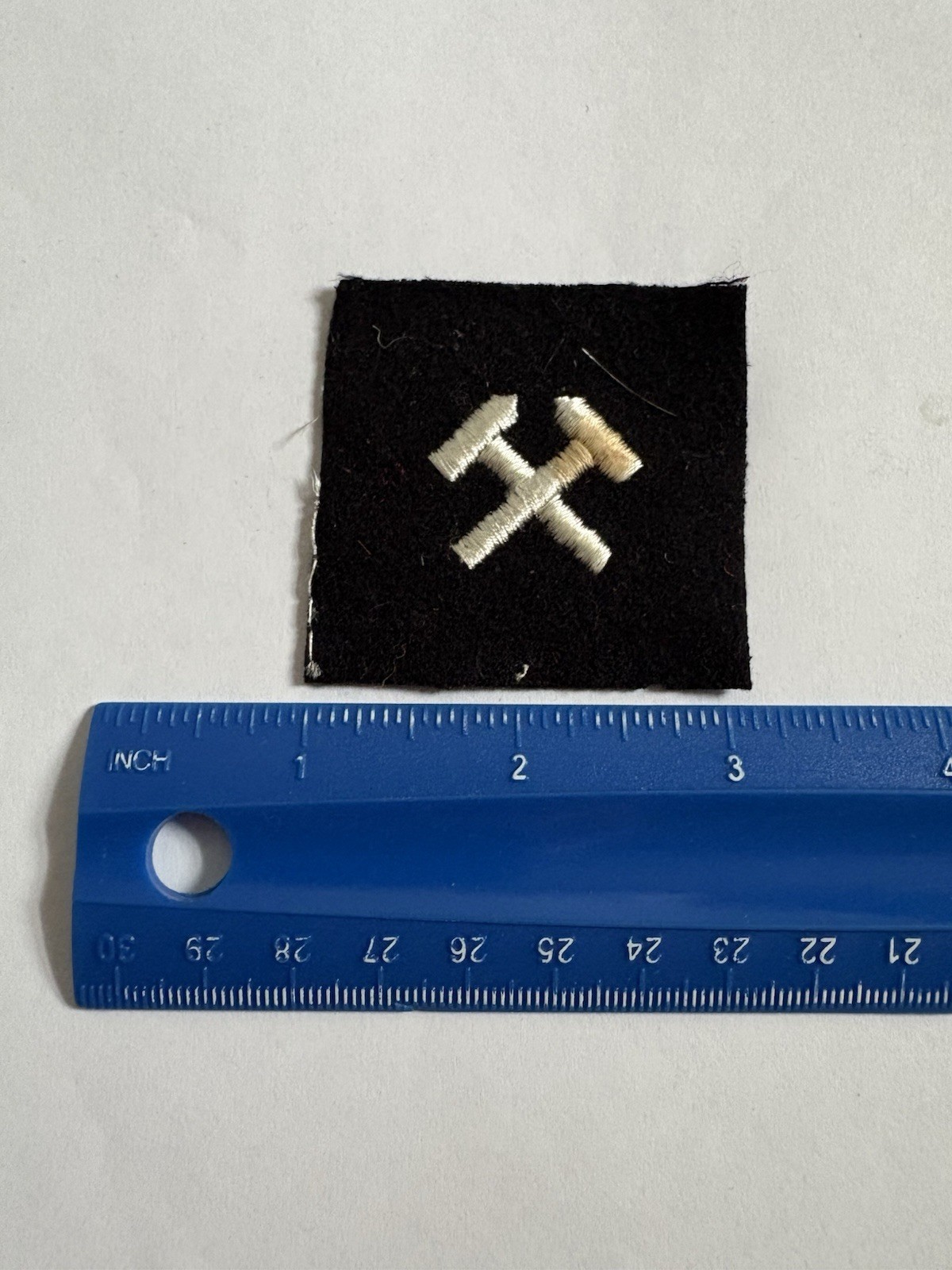 US Navy USN Shipfitter Black Job Rating Insignia Striker Patch INV12733