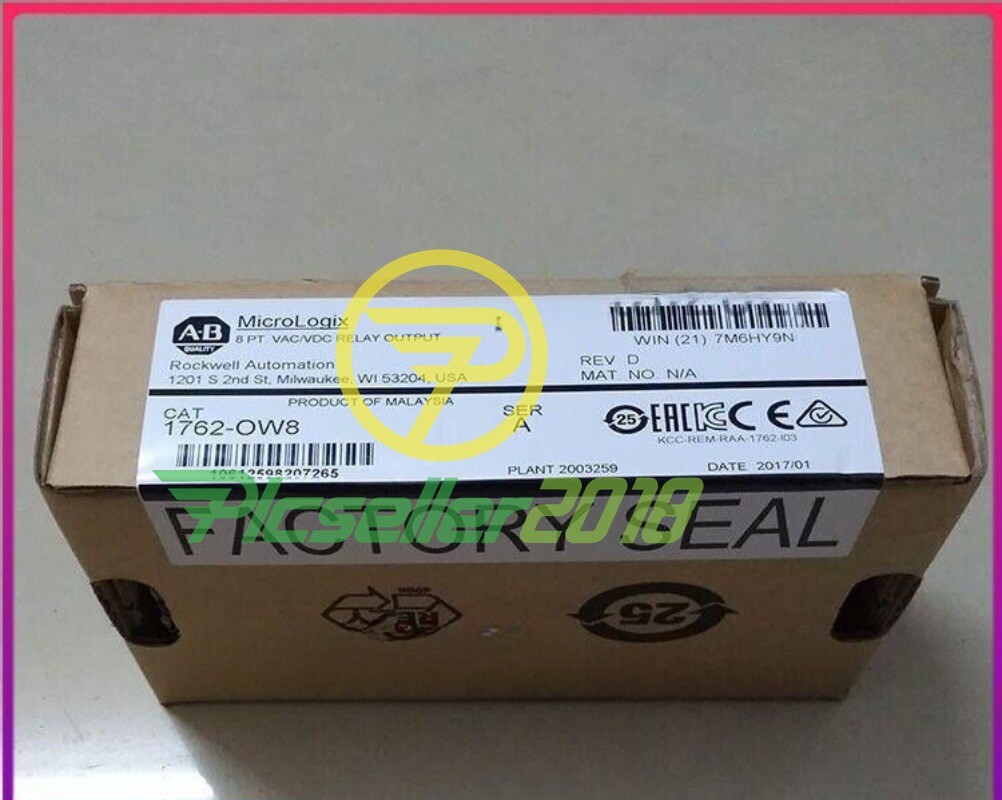 NEW Factory Sealed AB Allen-Bradley 1762-OW8 Relay Output Module 1762OW8