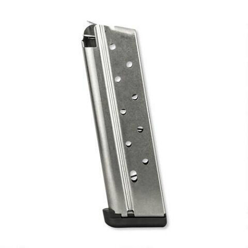 Chip McCormick 1911 Gov/Com XP-38 Magazine 10 Round .38 Super Mag Stainless-131