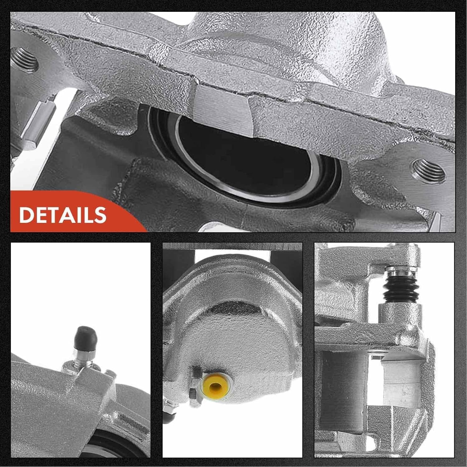 A-Premium Front Disc Brake Caliper Assembly w/Bracket Compatible w/Select Isuzu,