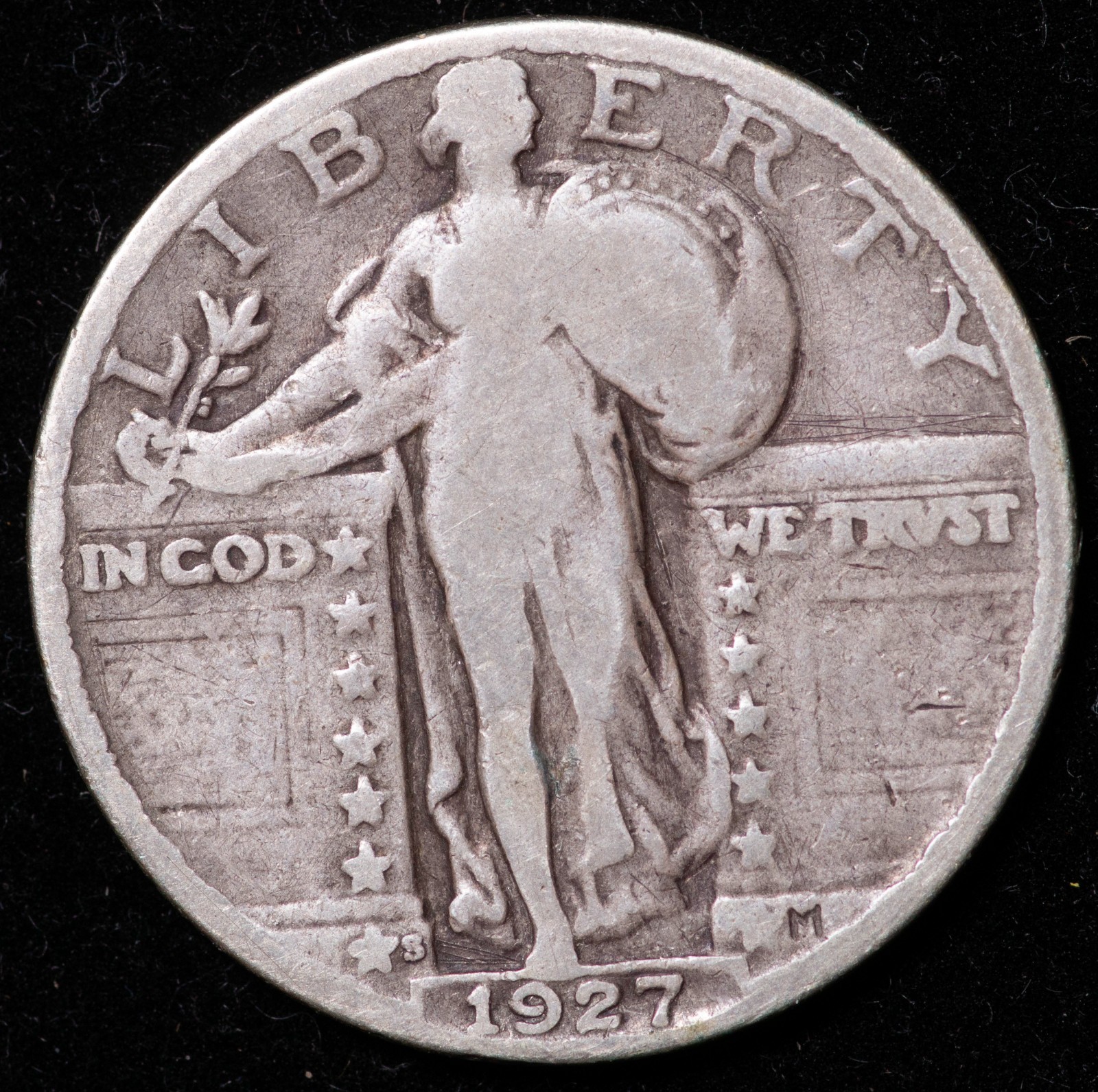 1927-S STANDING LIBERTY QUARTER