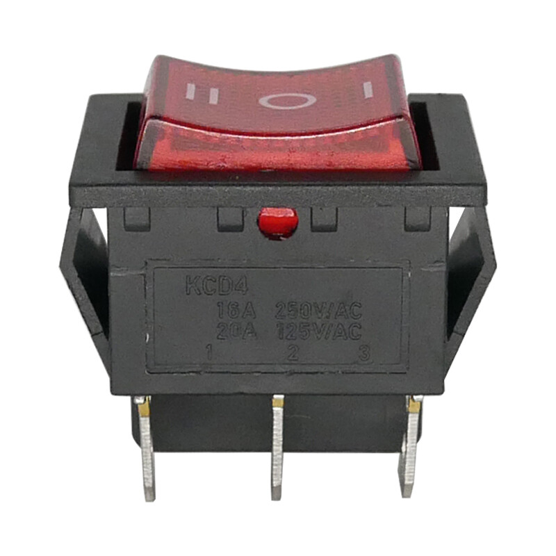 With Red Lamp On Off Rocker Part # 412456 6-pin 3-position Switch From US HD