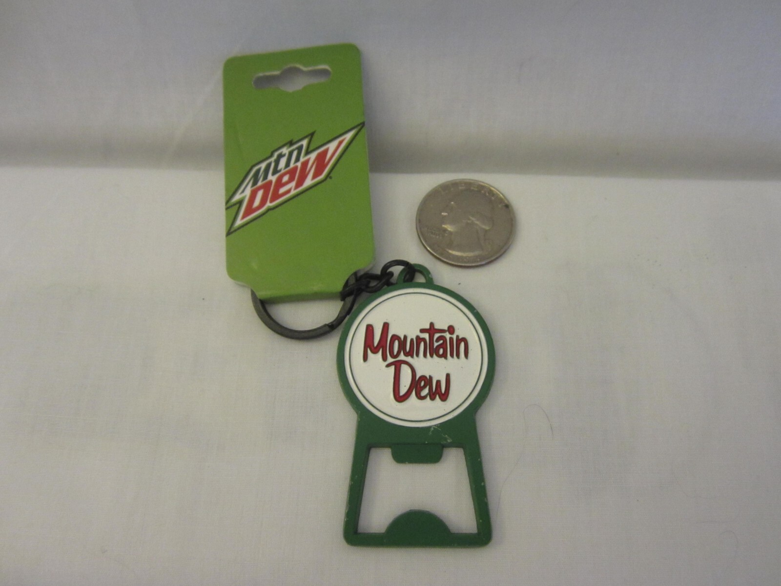 Mountain Dew Bottle Keychain Opener NEW With Tag
