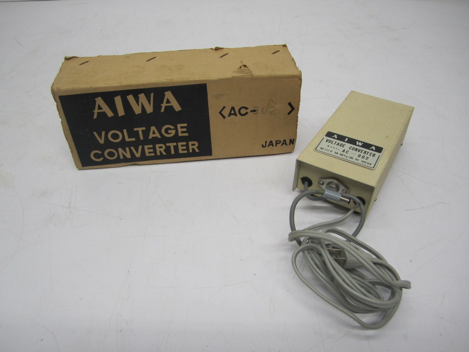 Vtg NOS NIB AIWA Japan Voltage Converter Adapter Model AC-902