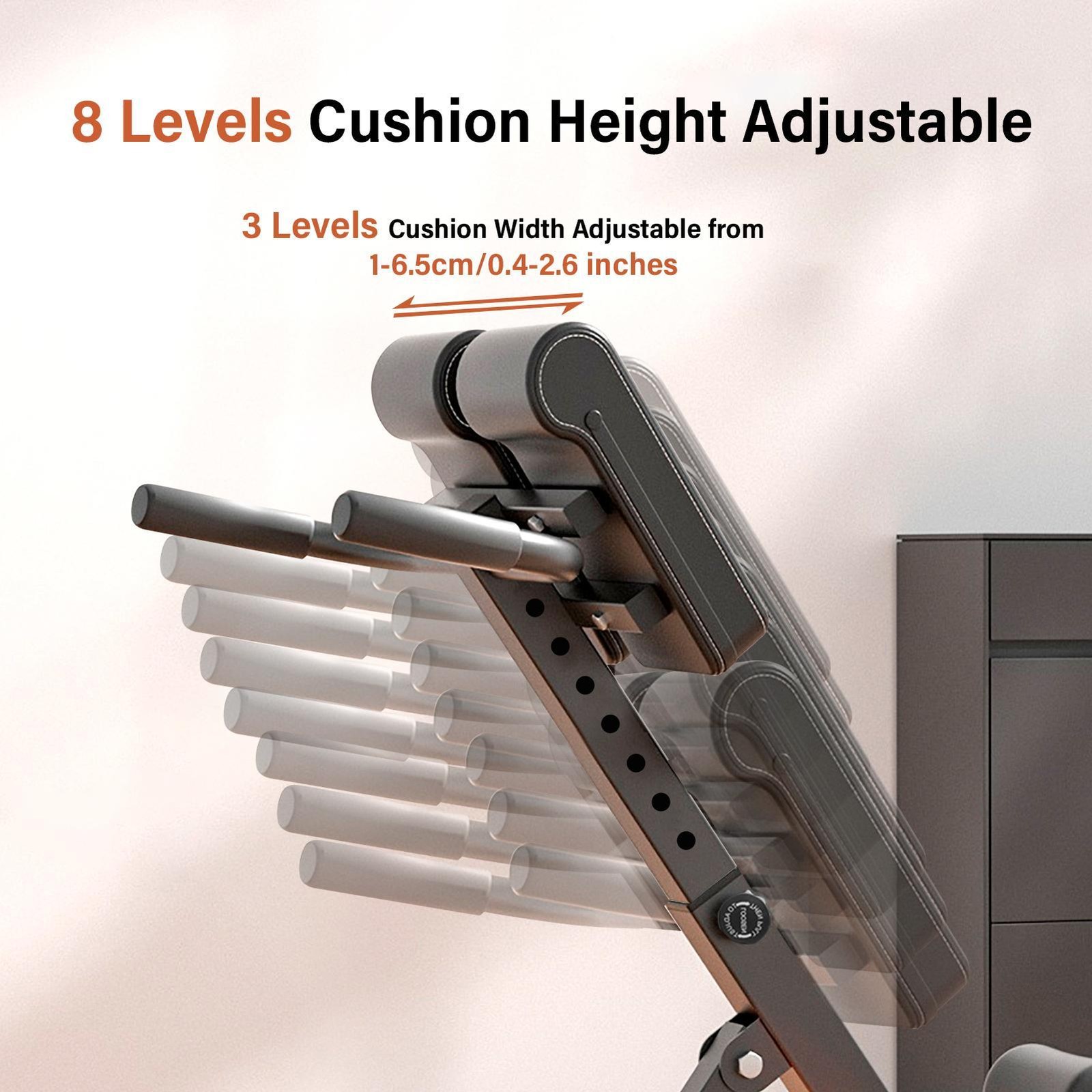 ‌Folding Roman Chair ‌Adjust Angle Core Back Workout Machine‌ Exercise Equipment