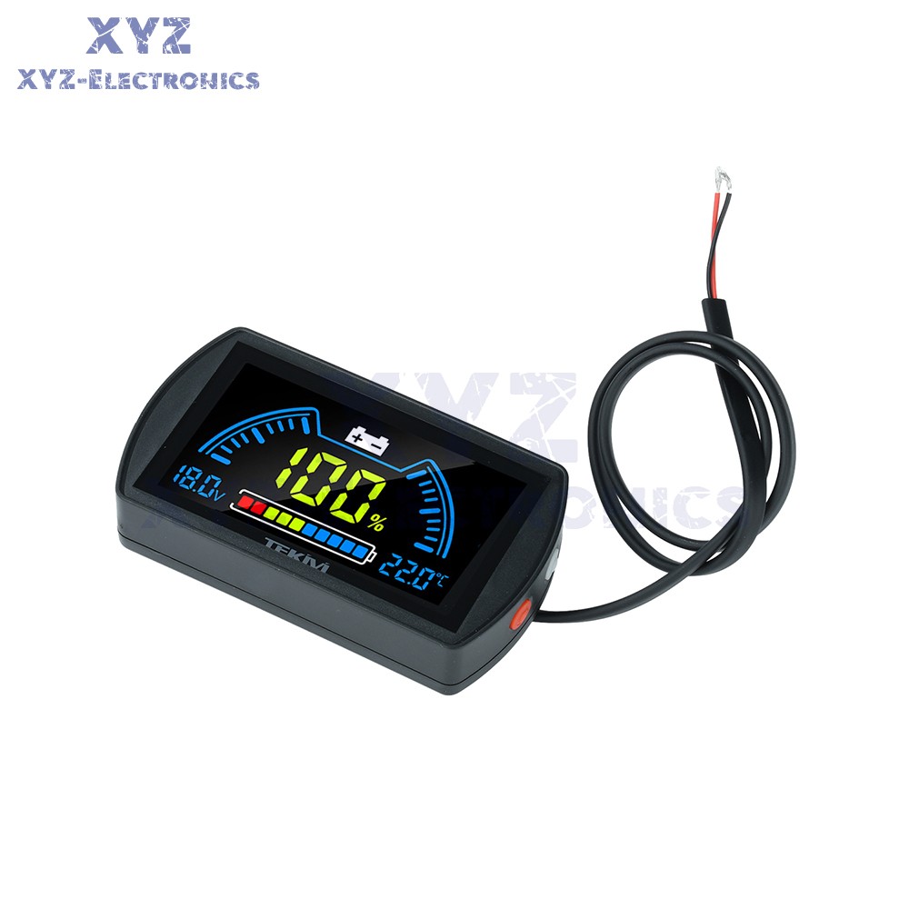 Digital Voltage Power Indicator Temperature Sensor Two-Wire Battery Level Meter