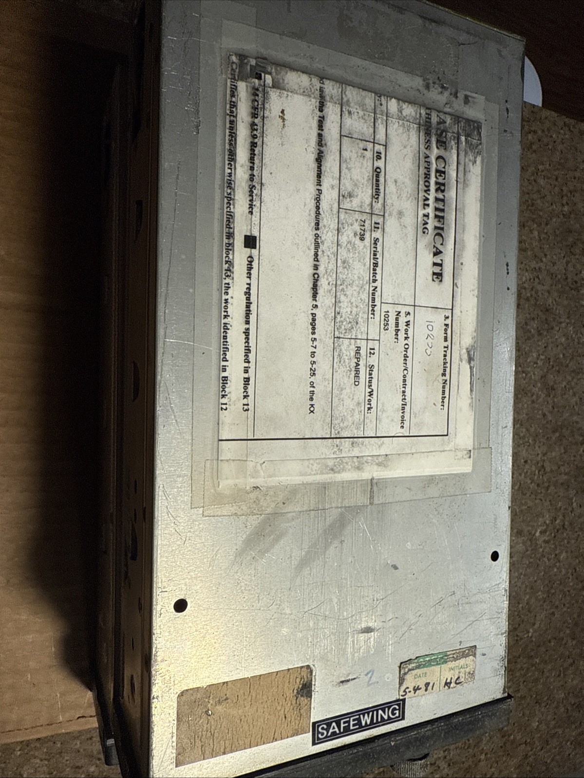 KX 170B Nav/Comm SYS. 13.75VDC.