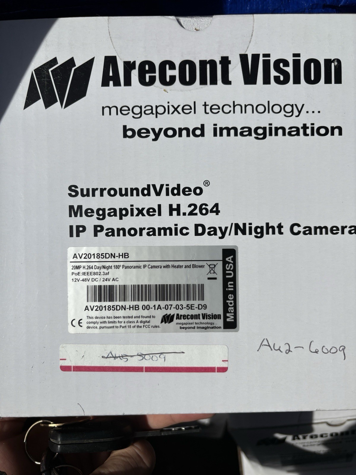 ARECONT VISION AV20185DN-HB / AV20185DNHB (NEW IN BOX) (1-Camera) Surveillance