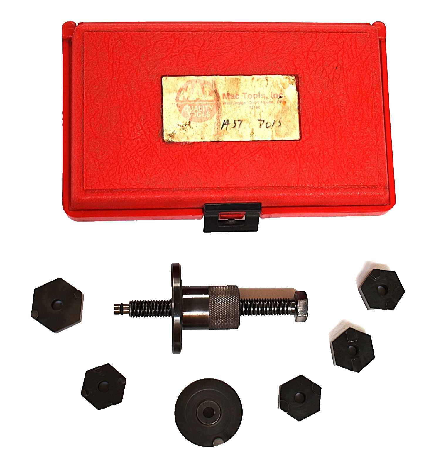 MAC Tools USA No. 70 Disc Brake Caliper Piston Press Tool Set w/Case USA VG