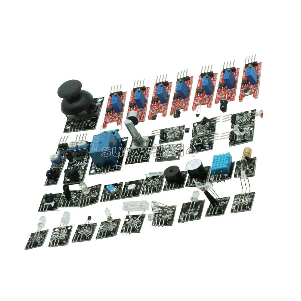 Ultimate Sensor Module Kit Set 37 in 1 For Raspberry Pi & Arduino& MCU
