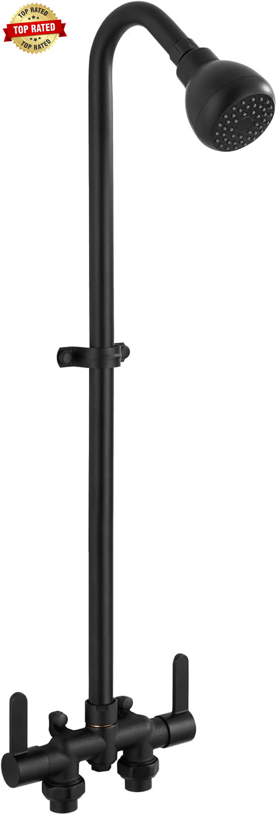 Outdoor Shower Fixtures, 31" Exposed Shower System with Shower Head, 2-Handle Ou